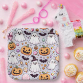Halloween Doodles Papieren Bordje (Feest)