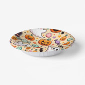 Halloween Doodles Papieren Kommen (Gebogen)