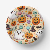 Halloween Doodles Papieren Kommen (Voorkant)