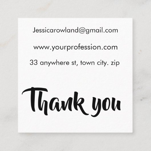 HALLOWEEN DOODLES PATTERNEN VIERKANTE VISITEKAARTJE (Achterkant)