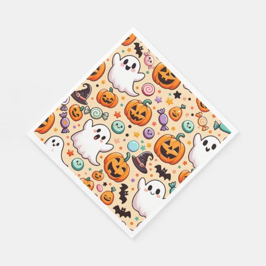 Halloween Doodles Servet (Hoek)