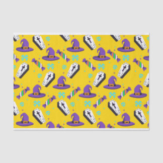 Halloween doodskist, Snoep, Witch Decoupage Print Tissuepapier