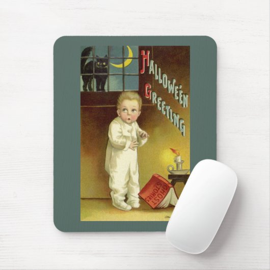  Halloween door Ellen Clapsaddle, Ghost Story Muismat (Met muis)