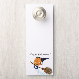 Halloween door Hanger Witch Pumpkin Flying Fun