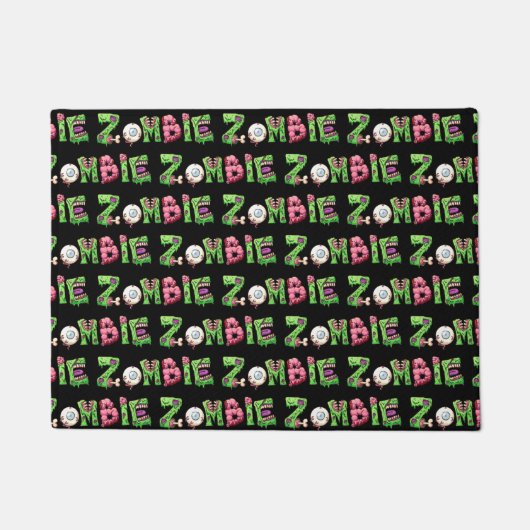 Halloween Door Mat-Zombie Deurmat (Voorkant)