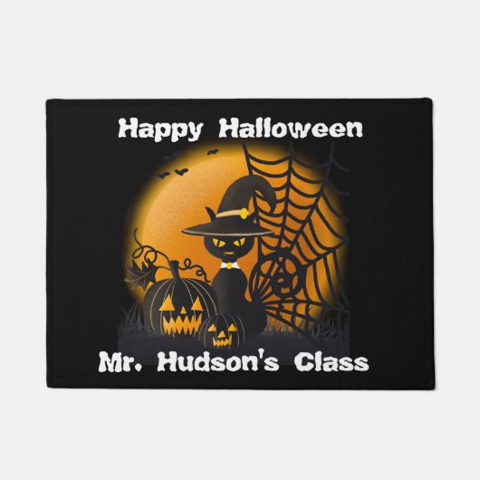 Halloween doormat, klaslokaalmat deurmat (Voorkant)