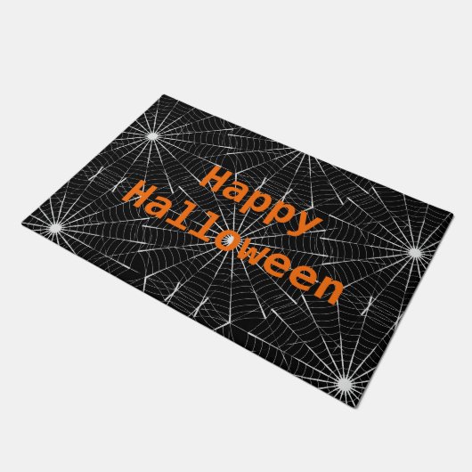 Halloween Doormat-Spider Webs Deurmat (Schuin)