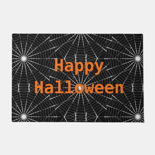 Halloween Doormat-Spider Webs Deurmat (Voorkant)