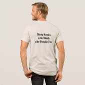 Halloween, Dorstige Vampier , Pompoen Veld  Tri-Blend Shirt (Voorkant)