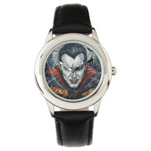 Halloween, Dorstige Vampier , Pompoenveld  Horloge