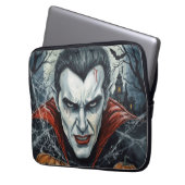 Halloween, Dorstige Vampier, Pompoenveld  Laptop Sleeve (Voorkant Links)