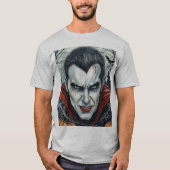 Halloween, Dorstige Vampier, Pompoenveld  T-shirt (Voorkant)