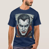 Halloween, Dorstige Vampier, Pompoenveld  T-shirt (Voorkant)
