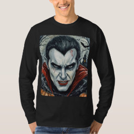 Halloween, Dorstige Vampier, Pompoenveld T-shirt