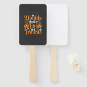 Halloween Double Double Toil and Trouble_1 Handwaaier (Voorkant en achterkant)