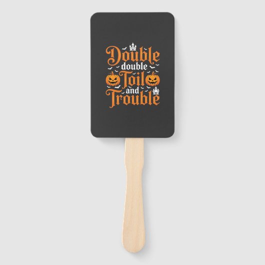 Halloween Double Double Toil and Trouble_1 Handwaaier (Voorkant)
