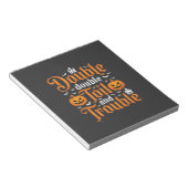 Halloween Double Double Toil and Trouble_1 Notitieblok (Schuin)