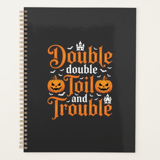 Halloween Double Double Toil and Trouble_1 Planner (Voorkant)