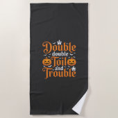 Halloween Double Double Toil and Trouble_1 Strandlaken (Voorkant)