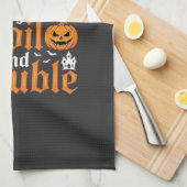 Halloween Double Double Toil and Trouble_1 Theedoek (Quarter Fold)