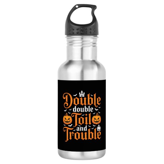 Halloween Double Double Toil and Trouble_1 Waterfles (Voorkant)
