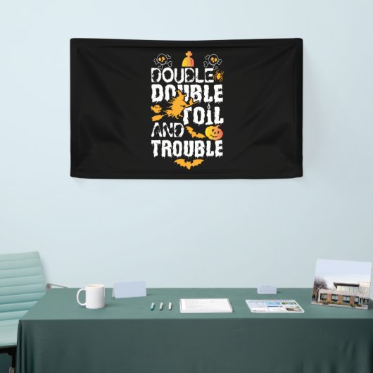 Halloween Double Oil And Trouble Birthday Spandoek (Beurs)