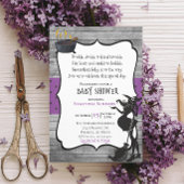 Halloween Double Witch Baby shower Kaart