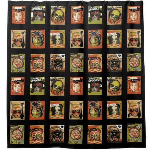  Halloween douchegordijn (Voorkant)