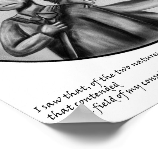 Halloween Dr. Jekyll and Mr. Hyde Gothic Art Print (Hoek)