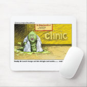 Halloween: Dr. Leech Heeft Geen Klanten Grappige C Muismat (Met muis)