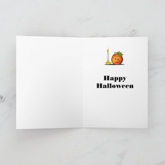 Halloween draagt Kaart (Binnen)