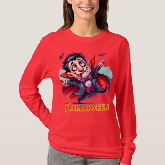 Halloween dracula2 t-shirt (Voorkant)