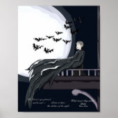 Halloween Dracula Art Print (Voorkant)