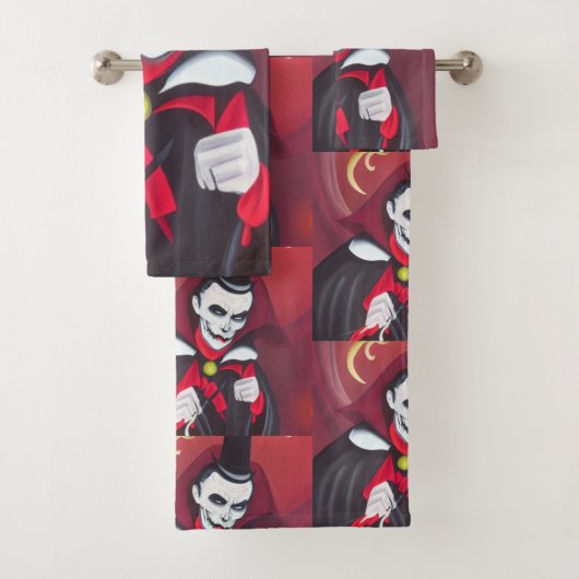 Halloween Dracula Bad Handdoek (Insitu)