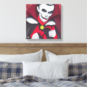 Halloween Dracula Canvas Afdruk (Insitu (Slaapkamer))