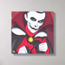 Halloween Dracula Canvas Afdruk