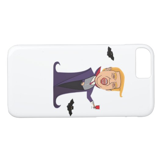 Halloween Dracula Grappig Case-Mate iPhone Case (Achterkant (Horizontaal))
