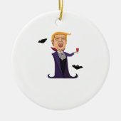Halloween Dracula Grappig Keramisch Ornament (Voorkant)