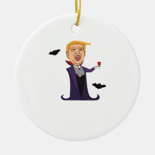 Halloween Dracula Grappig Keramisch Ornament