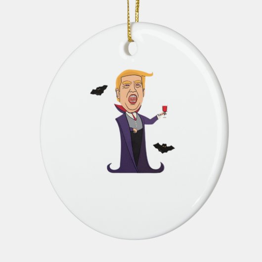 Halloween Dracula Grappig Keramisch Ornament (Links)