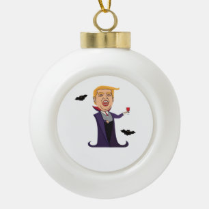 Halloween Dracula Grappig Keramische Bal Ornament
