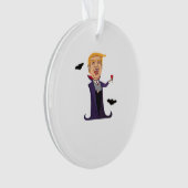 Halloween Dracula Grappig Ornament (voorkant)