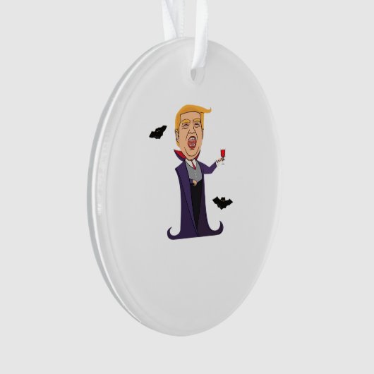 Halloween Dracula Grappig Ornament (voorkant)