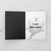 Halloween Dracula Hond Feestdagen Kaart (Binnen)