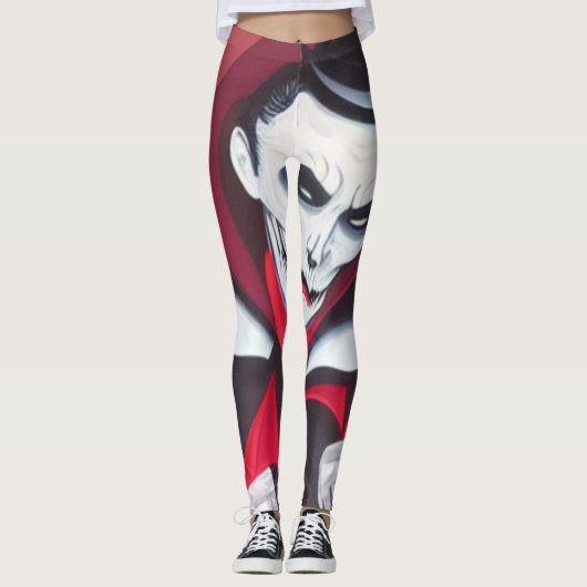 Halloween Dracula Leggings (Voorkant)