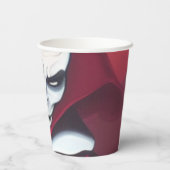 Halloween Dracula Papieren Bekers (Achterkant)