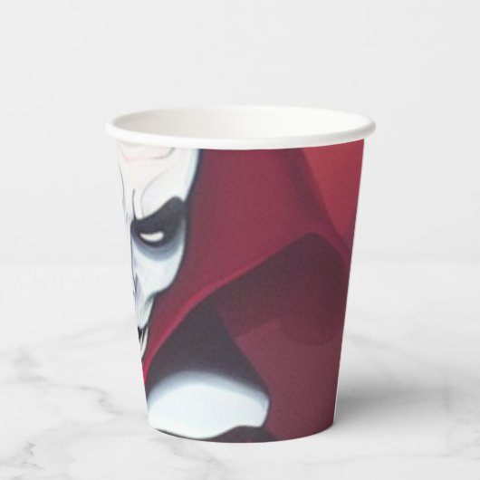 Halloween Dracula Papieren Bekers (Achterkant)