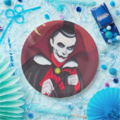 Halloween Dracula Papieren Bordje (Feest)