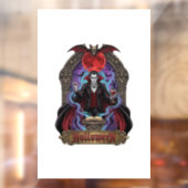 Halloween Dracula Rode Maan Vleermuizen Schedel_1 Raamsticker (Vel 2)