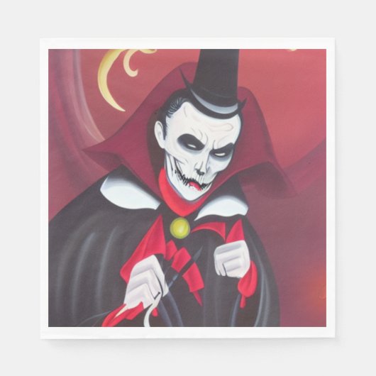 Halloween Dracula Servet (Voorkant)